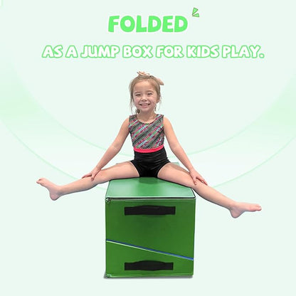 Kangaroo Hoppers Incline Gymnastics Mat, Skill Training, Home Gym Exercise