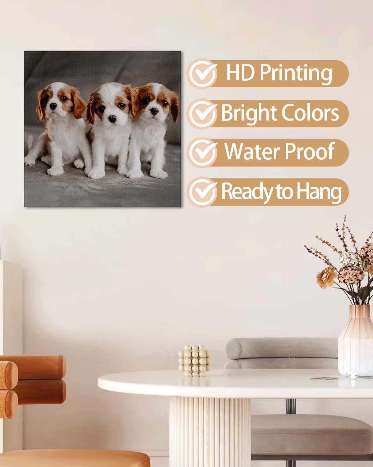 AbcCustomize Custom Canvas Prints,Transform Your Memories into Beautiful Art with Personalized Photo on Canvas,Personalized Canvas Wall Art for Home Decor, Gifts, and Keepsakes