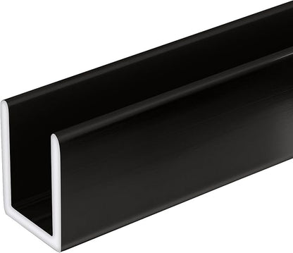 Brixwell SDCD38GM-CCP23-XCP5 Gun Metal 3/8" Fixed Panel Shower Door Deep