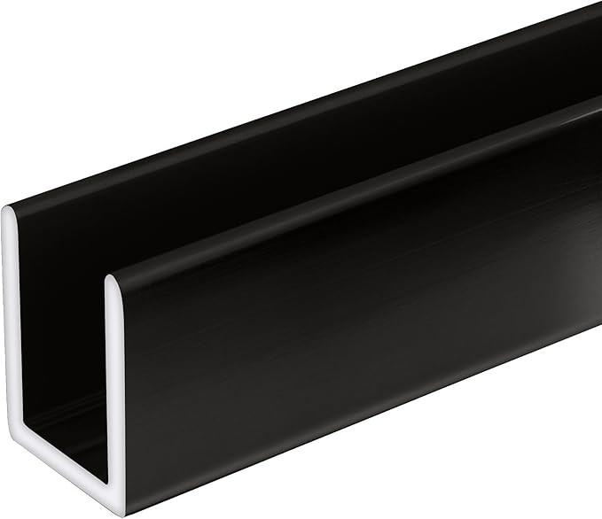 Brixwell SDCD38GM-CCP18-XCP5 Gun Metal 3/8" Fixed Panel Shower Door Deep