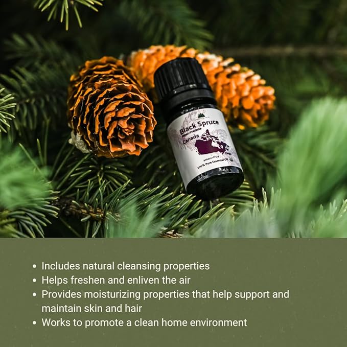 Organic Black Spruce Essential Oil from Canada