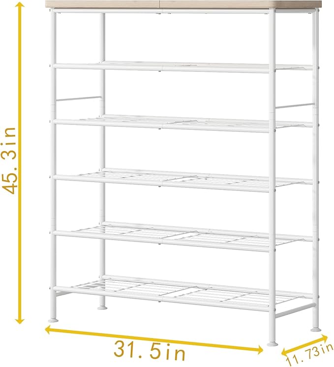 SUOERNUO Shoe Rack Organizer 6 Tier