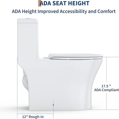 One Piece Toilet with ADA Height