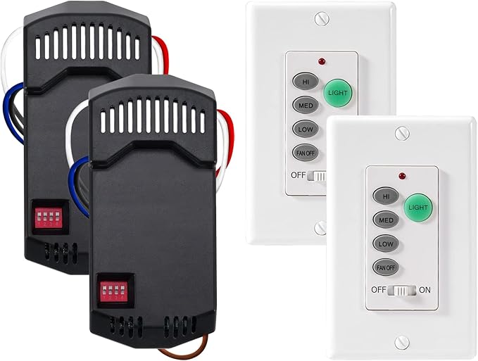 Humpptom Universal Ceiling Fan Remote Control, Ceiling Fan Wall Switch UC9050T