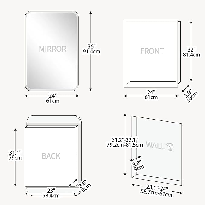 Rectangle Medicine Cabinet