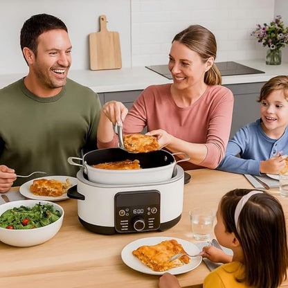 8.5 Quart Large Capacity Multi Cooker, Programmable Electric Pot