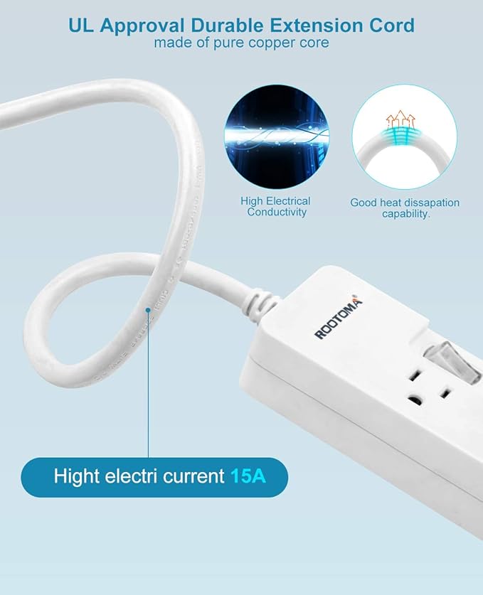 ROOTOMA Power Strip Surge Protector