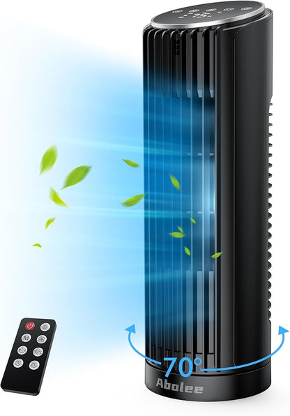 Abolee Tower Fan for Bedroom, 23ft/s Desk Fan