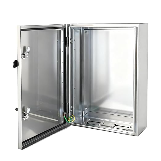 Electrical Enclosure 24x24x12, 304 Stainless Steel Enclosure IP66 Waterproof