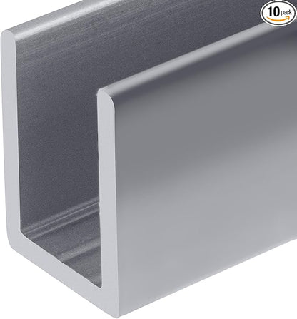 Brixwell SDCD3812BA-CCP18-XCP10 Brite Anodized Frameless Shower Door Aluminum