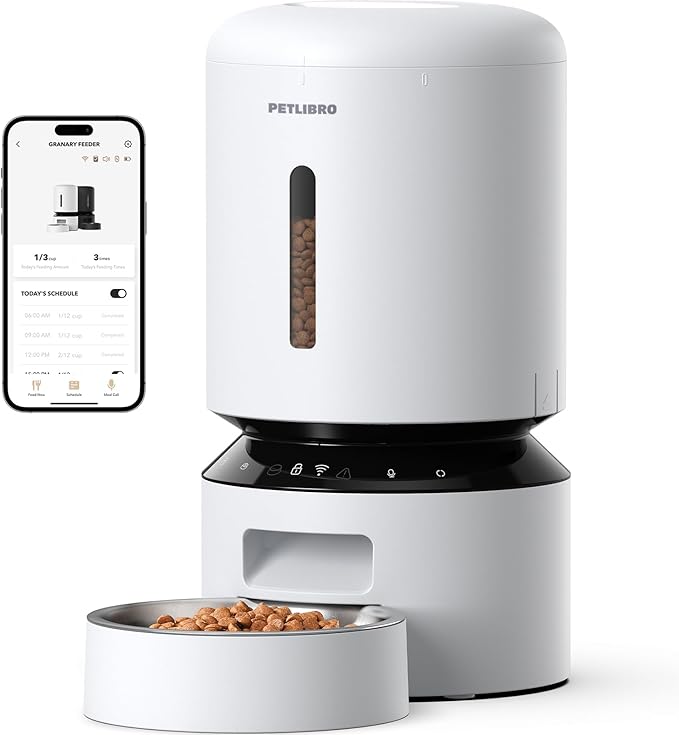 PETLIBRO Automatic Cat Feeder, 5G WiFi Automatic Dog Feeder