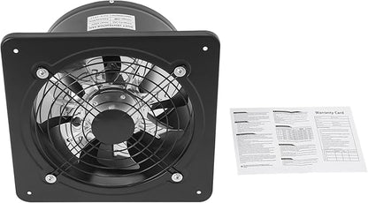 XUFOPLY 9.84 Inch Exhaust Fan, 110V 100W Wall Mounted Vent Fans 2600RPM Kitchen