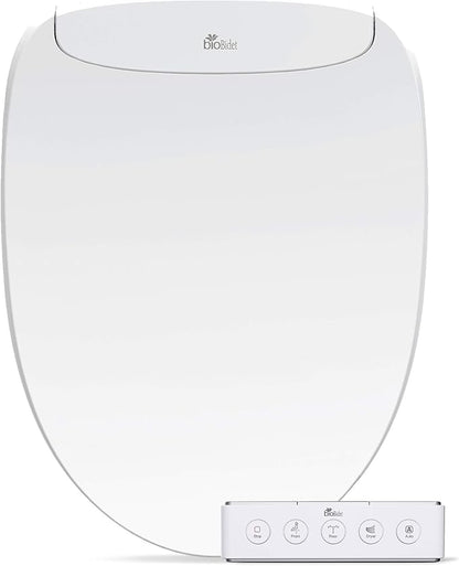 Bio Bidet DLS Premium Heated Bidet Seat, Warm Water & Air Dryer, Auto Open and