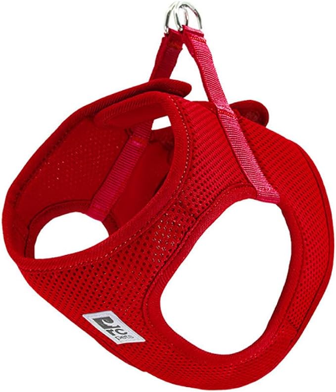 RC Pet Products Step in Cirque Soft Walking Dog Harness, XX-Small, Red