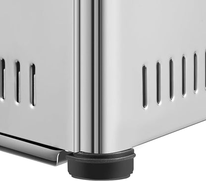 1680W Electric Toaster with 2 Modes & 1-5min Timer, Stainless Steel Bread