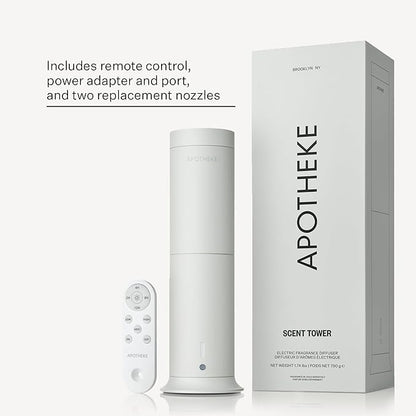 Apotheke Scent Tower Aromatherapy Diffuser Fragrance Refill, Charcoal