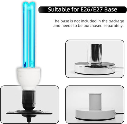 6 Pack 25 Watts UVC Light Bulb Ozone Free, Replacement UV Light Bulb