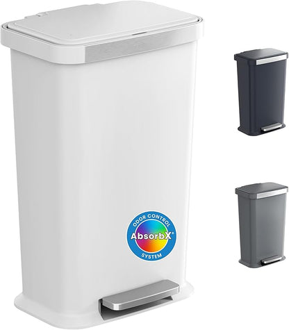 iTouchless SoftStep 13.2 Gal / 50L Step Pedal Kitchen Trash Can