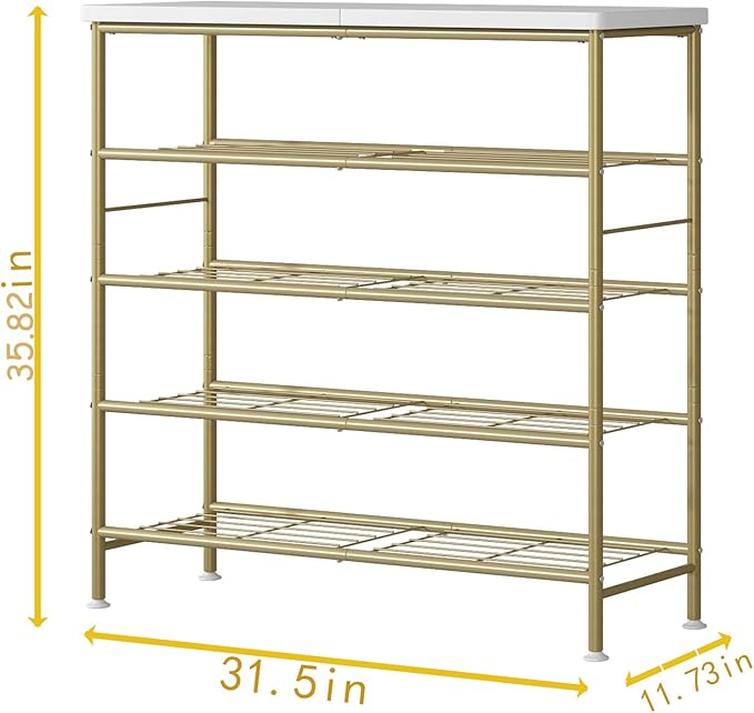 SUOERNUO Shoe Rack Organizer 5 Tier