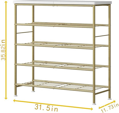 SUOERNUO Shoe Rack Organizer 5 Tier