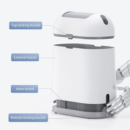 ELPHECO Bathroom Trash Can, 2.5 Gallon Motion Sensor Waterproof Trash Bin