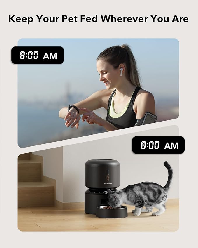 PETLIBRO Automatic Cat Feeder – 3L Programmable Pet Food Dispenser