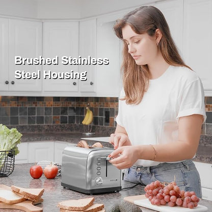 Toaster 2 Slice, Extra Wide Slot Toaster