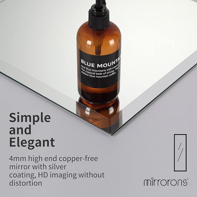 Mirrorons Beveled Mirror, Bathroom Mirrors
