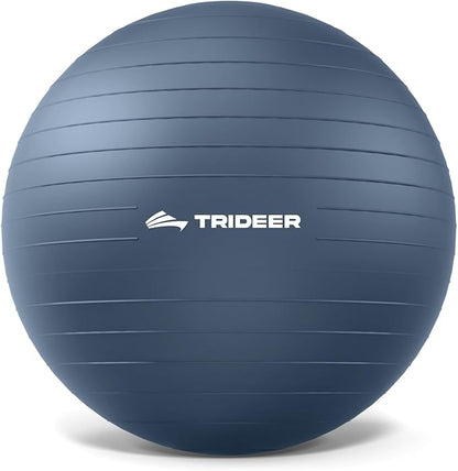 Trideer Exercise Ball for Yoga, Pilates & Fitness – Stability Ball Equipment
