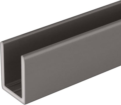 Brixwell SDCD38SN-CCP23-XCP50 Satin Nickel 3/8" Fixed Panel Shower Door Deep
