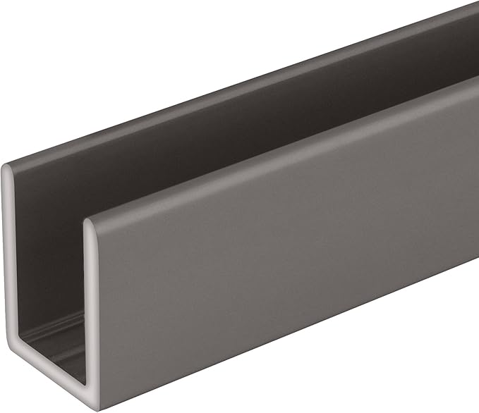 Brixwell SDCD38SN-CCP72-XCP10 Satin Nickel 3/8" Fixed Panel Shower Door Deep