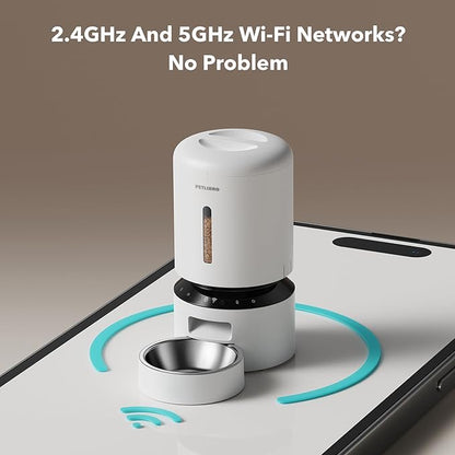 PETLIBRO Automatic Cat Feeder, 5G WiFi Automatic Dog Feeder