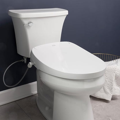 Bio Bidet DLS Premium Heated Bidet Seat, Warm Water & Air Dryer, Auto Open and