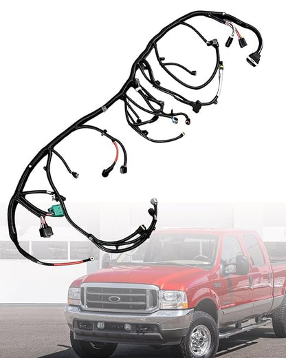 Engine Wiring Harness, Transmission Wire Harness, Fit for 04-05 Ford F250 | Compatible with Ford F350 F450 F550 Excursion Diesel, Replaces OE#4C3Z-12B637-BA, 4C3Z12B637BA