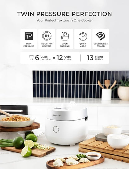 CUCKOO CRP-MHTR0309F | 3-Cup Twin Pressure Induction Heating Rice Cooker | 11