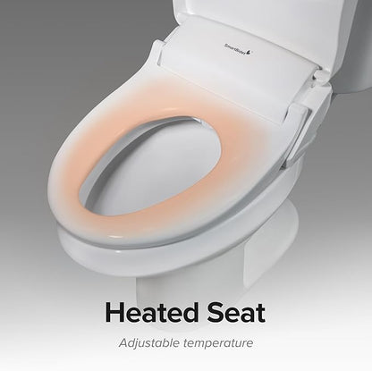 SmartBidet® SB-1200 Luxury Advanced Electric Smart Bidet Round White Toilet Seat