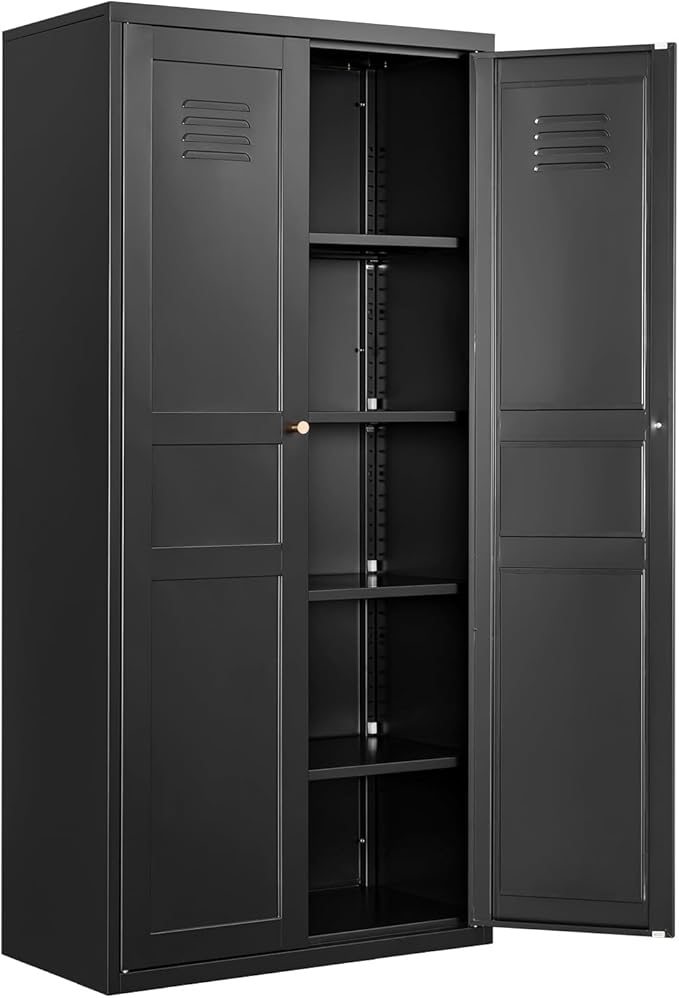 Metal Storage Cabinet-71” Tall Steel File Cabinets