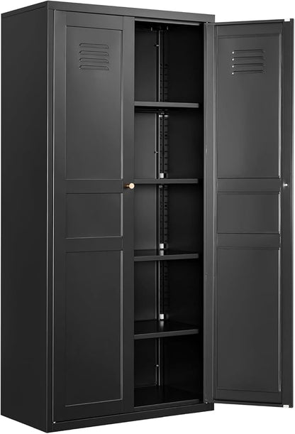Metal Storage Cabinet-71” Tall Steel File Cabinets