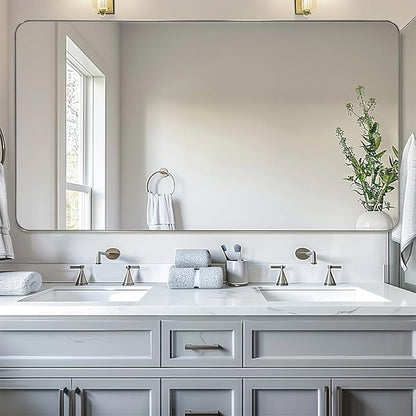 ANDY STAR Chrome Bathroom Mirrors