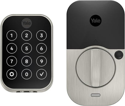 Yale Home Assure Lock 2 Deadbolt, Satin Nickel Keyless Entry Door Lock