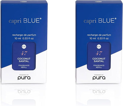 Capri Blue Pura Smart Home Plug-in Diffuser Refills – Includes 2 Capri Blue