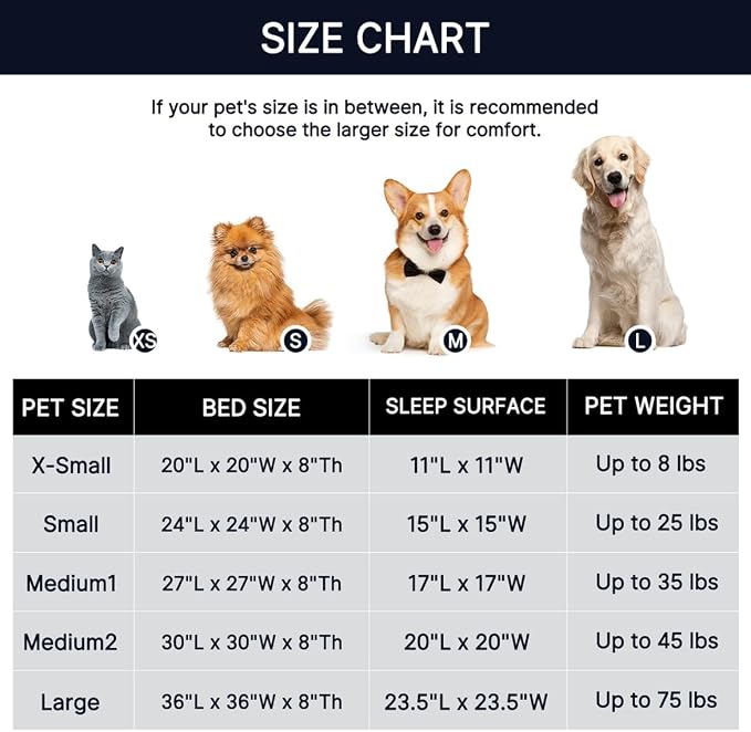 Western Home Calming Donut Small Dog Cat Bed Washable Puppy Bed,24" | Fluffy Faux Fur Round Cuddler,Anti-Anxiety,Anti-Slip Bottom,Pet Beds for Puppy&Small Dog&Large Cat,Up to 25 LBS White Khaki