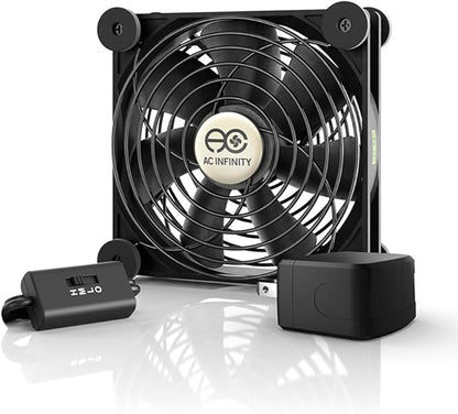 AC Infinity MULTIFAN S3-P, Quiet 120mm AC-Powered Fan