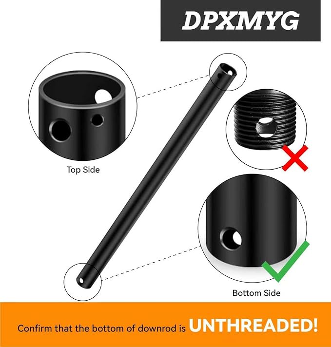 DPXMYG 48 inch Ceiling Fan Downrod