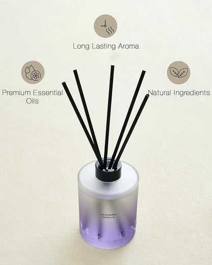 M&SENSE Lavender Vanilla Reed Diffuser Set