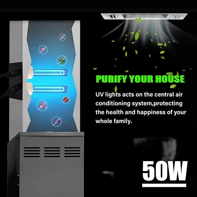 50 Watts Duct Disinfection Uv Light