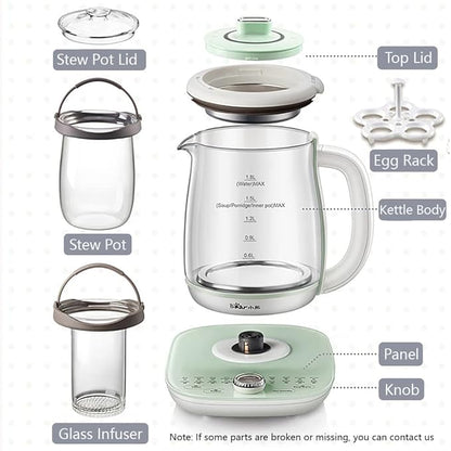 Bear YSH-C18S2 Health Pot, Electric Kettle Tea Maker