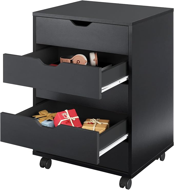 DEVAISE 5-Drawer Chest, Wood Storage Dresser File Cabinet