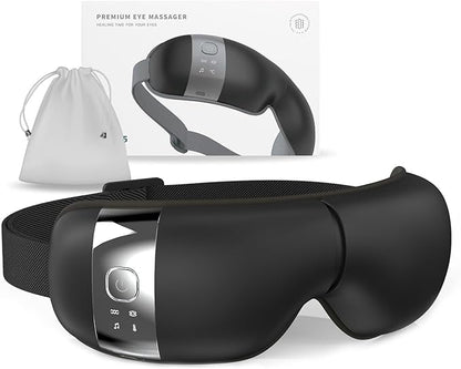 HubiCare Eye Massager with Heat, and Music Helps Relieve Strain, Dark Circles