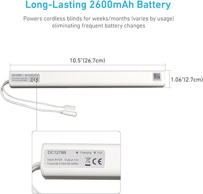 Rollerhouse 12V 2600mAh Li-ion Rechargeable Pack